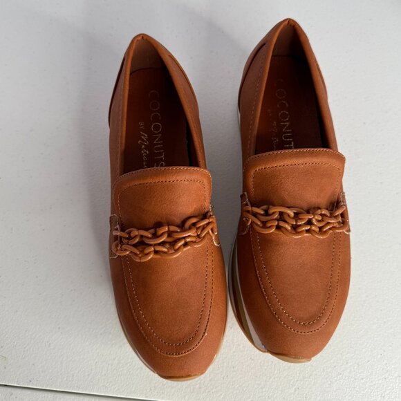 Coconuts by Matisse “Carleen” Platform Loafers – Caramel Brown – Size 6 - Picture 1 of 6